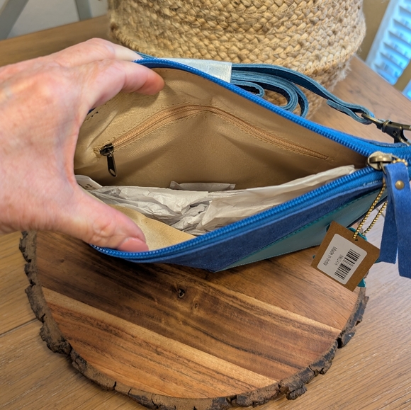 Unique Leather Convertible Handbag - Picture 3 of 6